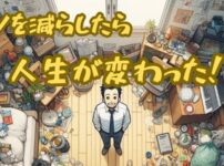 モノを減らしたら人生が変わった記事アイキャッチ