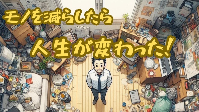 モノを減らしたら人生が変わった記事アイキャッチ