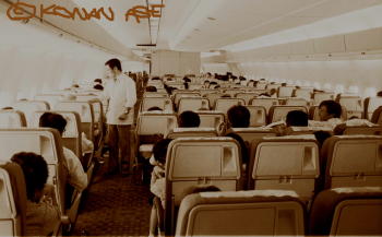 飛行機での喫煙