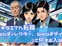 【キラキラITへ転職！？】Webディレクター、Webデザイナーって何する人なん？