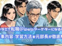 【キラキラIT転職】Webマーケターになるには？仕事内容・学習方法を元部長が徹底解説