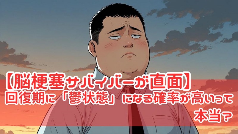 【脳梗塞サバイバーが直面】回復期に「鬱状態」になる確率が高いって本当？42歳リアルな胸中
