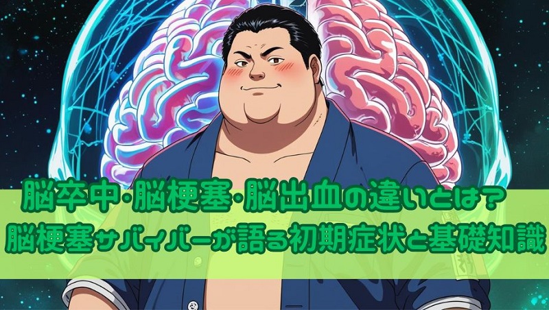 【40代も他人事じゃない！】脳卒中・脳梗塞・脳出血の違いとは？脳梗塞サバイバーが語る初期症状と基礎知識